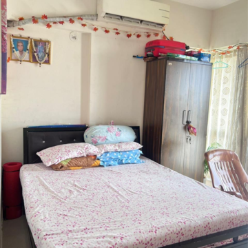 Bedroom in 1.5 BHK Apartment at Amal Aspen Park, Sonawala Industry Estate – for Sale