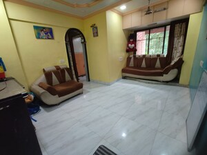 Living Room in 2 BHK Apartment at Parijat Gardens Marigold CHS, Kasarvadavali – for Rent