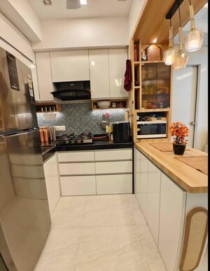 Kitchen in 1.5 BHK Apartment at Krishna Geeta, Bhayandar East – for Sale
