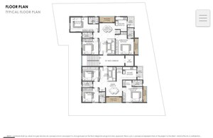 Floor Plan in 3 BHK Apartment at Lb Nagar – for Sale
