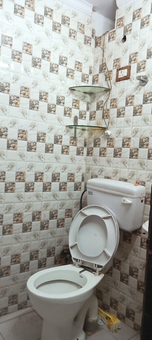 Bathroom in 1 RK Builder Floor at Panchsheel Vihar – for Rent