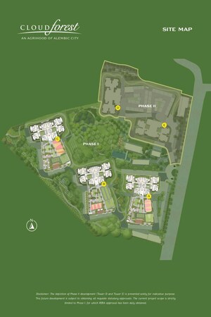 Master Plan in 3 BHK Apartment at Alembic Cloud Forest, Kadugodi – for Sale