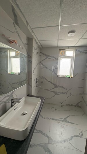 Bathroom in 3 BHK Builder Floor at Chattarpur – for Sale