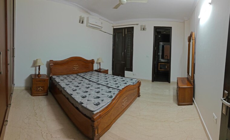 Bedroom, jangpura 3 Bedroom 1800 Sq.Ft. Builder Floor In Jangpura Delhi 9383423