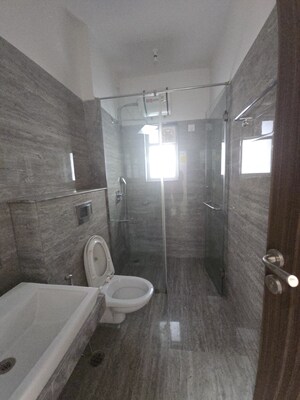 Bathroom in 2 BHK Apartment at Raheja Ridgewood, Goregaon East – for Rent