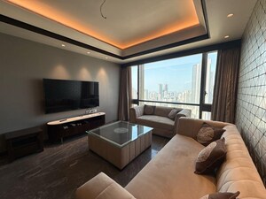 Living Room in 4 BHK Apartment at Worli – for Sale