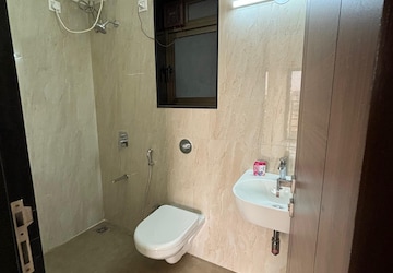 Bathroom in 1 BHK Apartment at Sunraj Solitaire, Dombivli East – for Rent