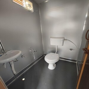 Bathroom in 3 BHK Builder Floor at Chattarpur – for Sale