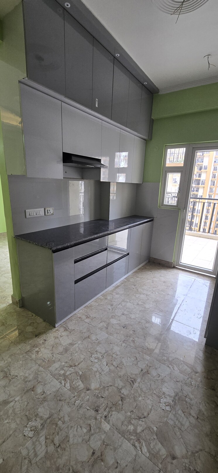 Kitchen, amrapali-terrace-homes 3.5 Bedroom 1600 Sq.Ft. Apartment In Tech Zone 4 Greater Noida Greater Noida 9383619