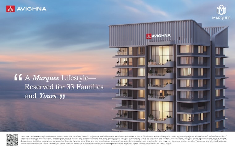 Exterior View, avighna-house 4 Bedroom 3486 Sq.Ft. Apartment In Worli Mumbai 9383620