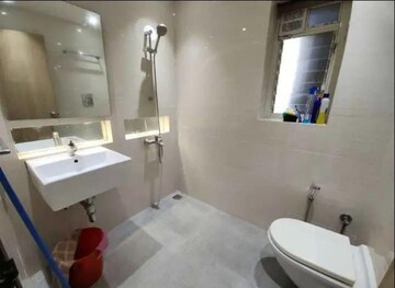 Bathroom in 1 BHK Apartment at Raj Horizon, Mira Road East – for Rent