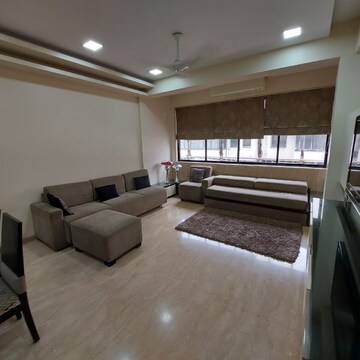 Living Room in 2 BHK Apartment at Raheja Atlantis, Lower Parel West – for Rent