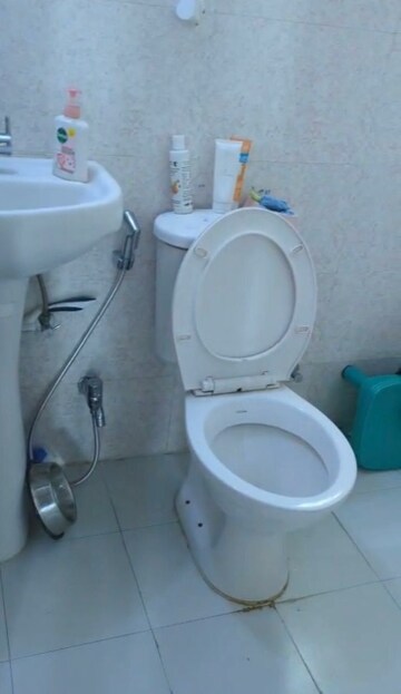 Bathroom in 2 BHK Apartment at Panchsheel Greens, Sector 16 Greater Noida – for Rent