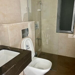 Bathroom in 2 BHK Apartment at Lodha The Park Side, Kamala Mill – for Rent