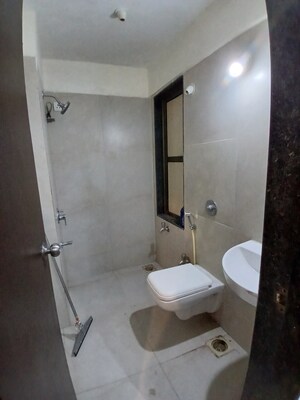 Bathroom in 1 BHK Apartment at Conwood Astoria, Goregaon East – for Rent