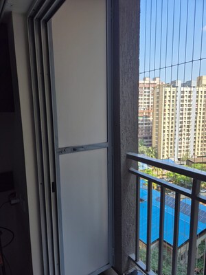 Balcony in 1 BHK Apartment at Ashar Metro Towers, Vartak Nagar – for Rent