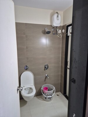 Bathroom in 1 BHK Apartment at Ashar Metro Towers, Vartak Nagar – for Rent
