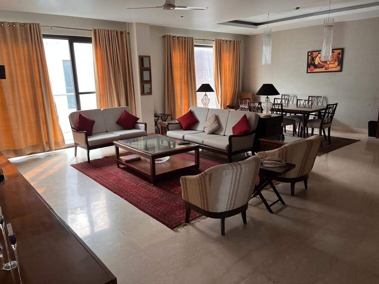 Living Room, greater kailash i 3 Bedroom 3800 Sq.Ft. Builder Floor In Greater Kailash I Delhi 9384023