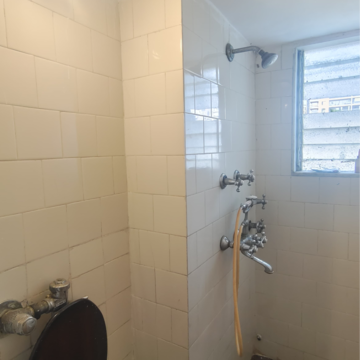 Bathroom in 2 BHK Apartment at Kaveri Tower Andheri West, Industrial Area – for Rent