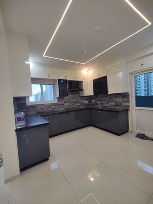 Kitchen in 3 BHK Apartment at Rajapushpa Provincia, Narsingi – for Rent