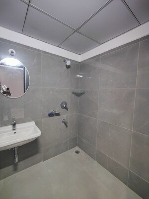 Bathroom in 3 BHK Apartment at Rajapushpa Provincia, Narsingi – for Rent