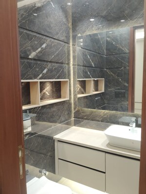 Bathroom in 3 BHK Builder Floor at Safdarjung Enclave – for Rent