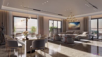 Living Room in 3.5 BHK Villa at Adani Atelier Greens, Koregaon Park – for Sale