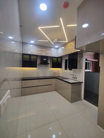 Kitchen in 3 BHK Apartment at Rajapushpa Provincia, Narsingi – for Rent