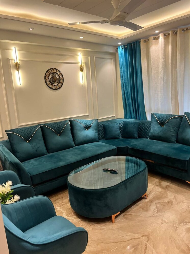 Living Room, ansal-celebrity-suites 1 RK 563 Sq.Ft. Apartment In Sector 2 Gurgaon 9384121