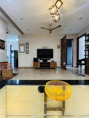 Living Room in 1 BHK Apartment at Ansal Celebrity Suites, Sector 2 – for Rent