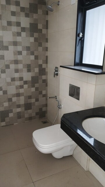 Bathroom in 1 BHK Apartment at Godrej Urban Park, Chandivali – for Rent