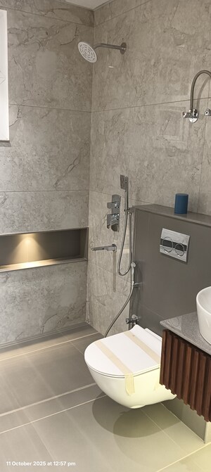 Bathroom in 3 BHK Apartment at Somsons Imperial Towers, Dhakoli – for Sale