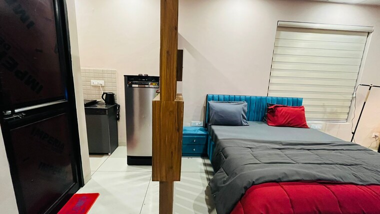 Bedroom, crd-golden-castle 2 Bedroom 1250 Sq.Ft. Apartment In Patiala Road Zirakpur 9384179