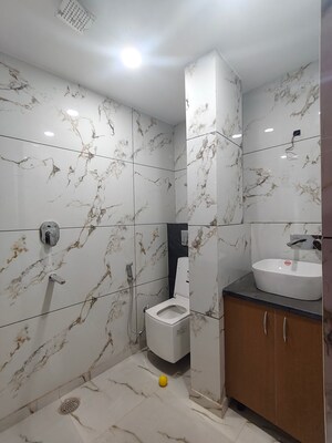 Bathroom in 1 BHK Builder Floor at Saket – for Rent