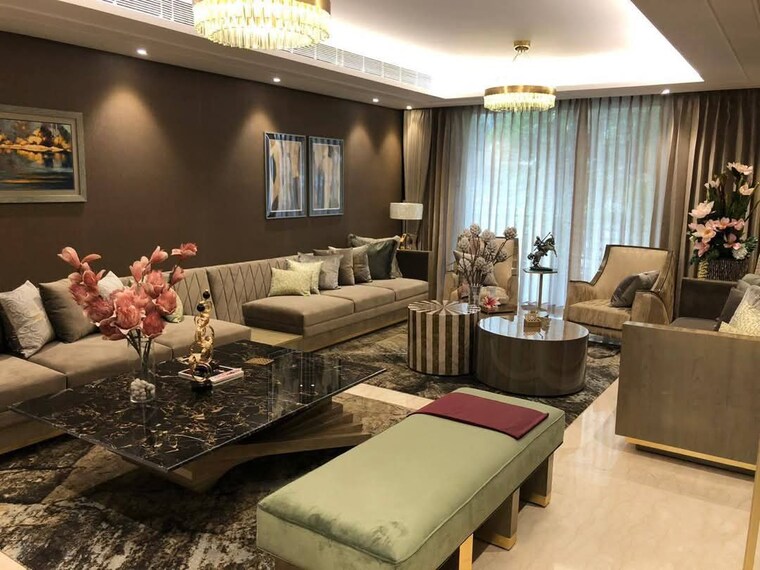 Living Room, cosmos-executive 3 Bedroom 1499 Sq.Ft. Apartment In Sector 3 Gurgaon 9384191