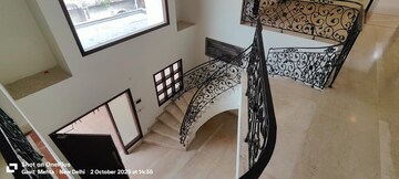 Staircase in 6 BHK Independent House at Sainik Farm – for Rent
