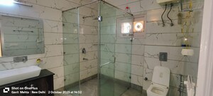 Bathroom in 6 BHK Independent House at Sainik Farm – for Rent
