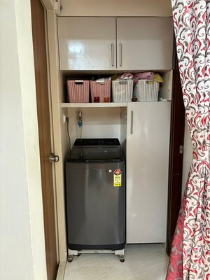 Kitchen in 1 BHK Apartment at Lodha Crown Quality Homes, Majiwada – for Rent