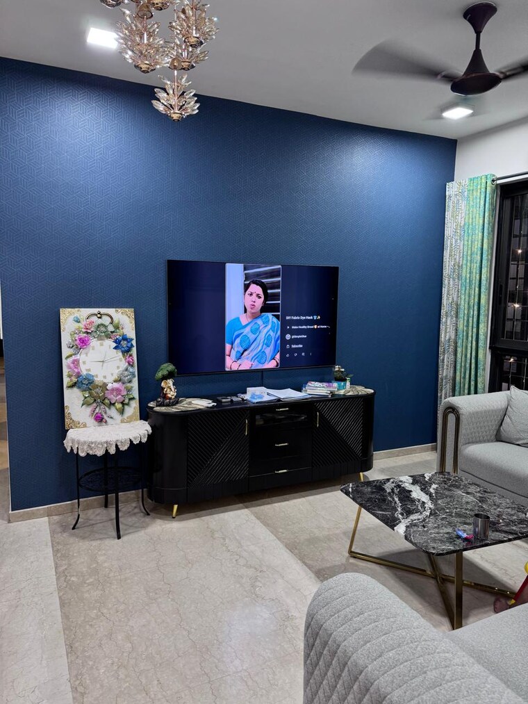 Living Room, lodha-sterling 3 Bedroom 1041 Sq.Ft. Apartment In Kolshet Road Thane 9384214