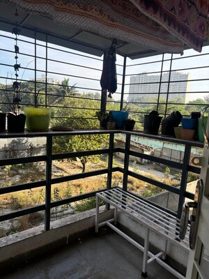 Balcony in 1 BHK Apartment at SD Neelayam CHS, Pashan – for Rent