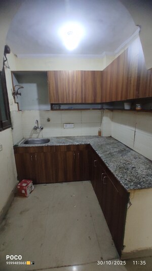 Kitchen in 2 BHK Builder Floor at Tanishq Resident Welfare Association, Mehrauli – for Rent