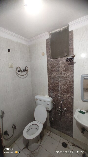 Bathroom in 2 BHK Builder Floor at Tanishq Resident Welfare Association, Mehrauli – for Rent