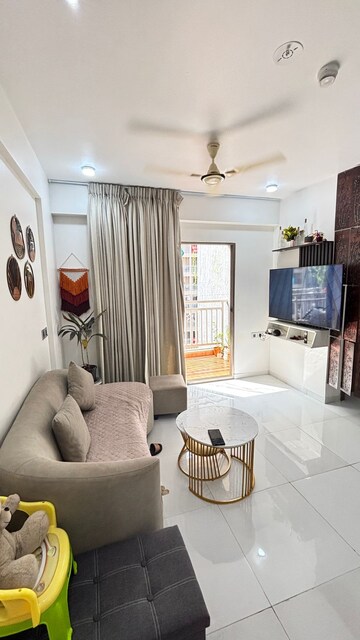 Living Room in 2 BHK Apartment at Bramhacorp The Collection, Kalyani Nagar – for Rent