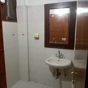 Bathroom in 3 BHK Apartment at Prem Satyam Swastik Apartment, Patiala Road – for Rent