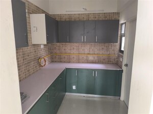 Kitchen in 3 BHK Apartment at Pacifica North Enclave, Khodiyar – for Rent