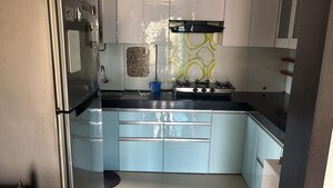 Kitchen in 1 BHK Apartment at Runwal Pearl, Manpada – for Rent