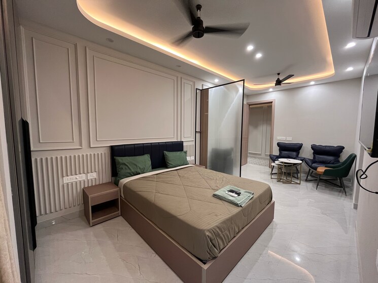 Bedroom, sector 42 1 Bedroom 978 Sq.Ft. Builder Floor In Sector 42 Gurgaon 9384629