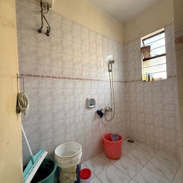 Bathroom in 1 BHK Apartment at Vardayini Society, Sutarwadi – for Rent