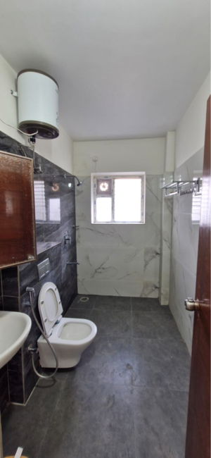 Bathroom in 4 BHK Builder Floor at Kondapur – for Rent