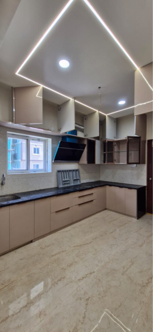 Kitchen in 4 BHK Builder Floor at Kondapur – for Rent